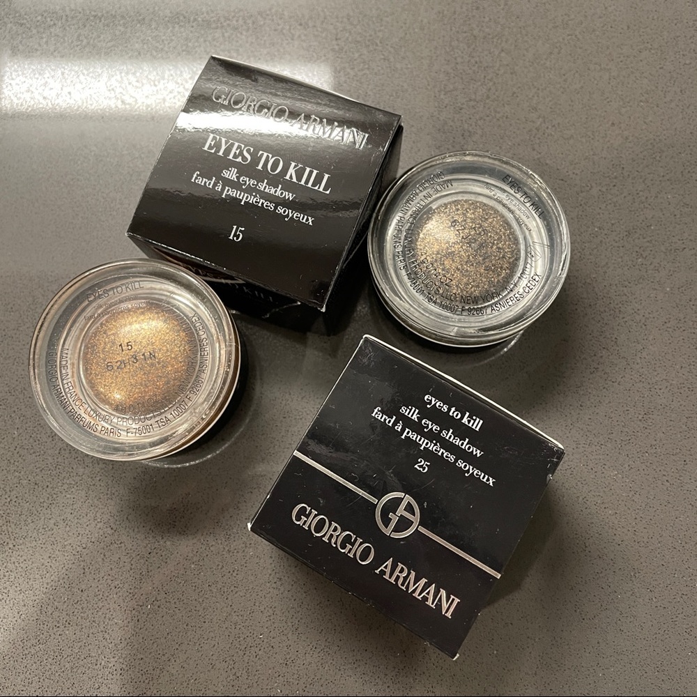 Armani Eyes To Kill Silk Eyeshadows 15 & 25